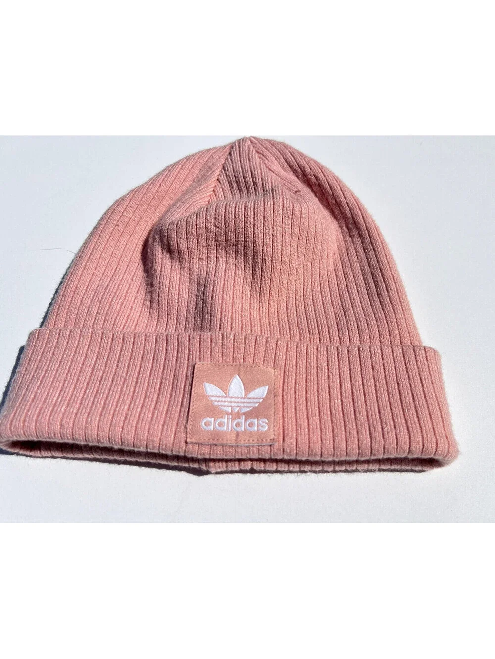Adidas Winter Beanie Hat Cap Womens Blush Pink One Size